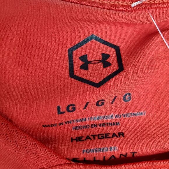 $50 NEW L UNDER ARMOUR Rush STAMINA RED SHORT SLEEVE COMPRESSION SHIRT LARGE NWT - Picture 6 of 13